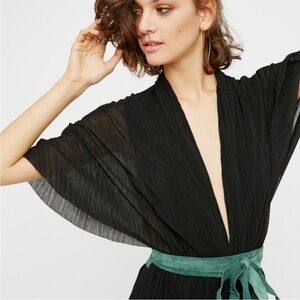NWT! Free People Bell Sleeve Wrap Dress